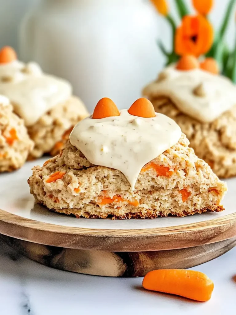 Decadent Easter Carrot Cake Scones