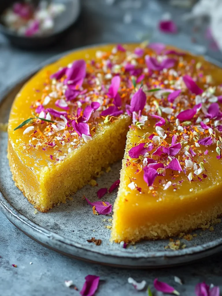 Heavenly Persian Saffron Cake You Can Bake at Home