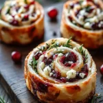 Christmas Cranberry Feta Pinwheels That Will Impress Guests