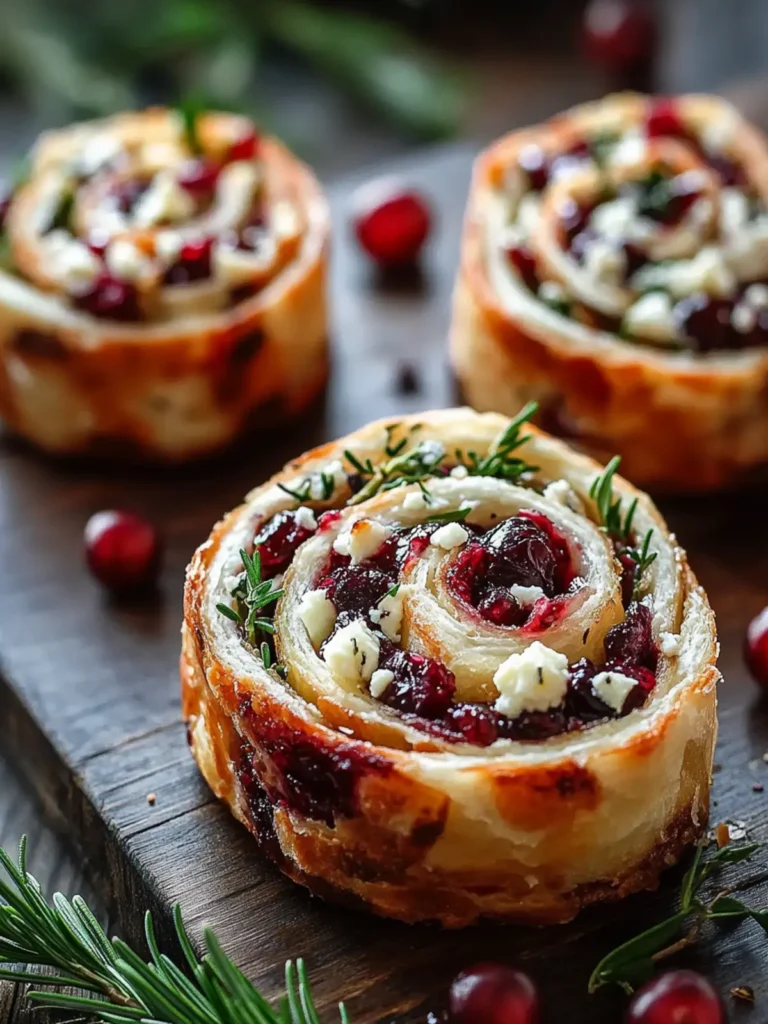 Christmas Cranberry Feta Pinwheels That Will Impress Guests