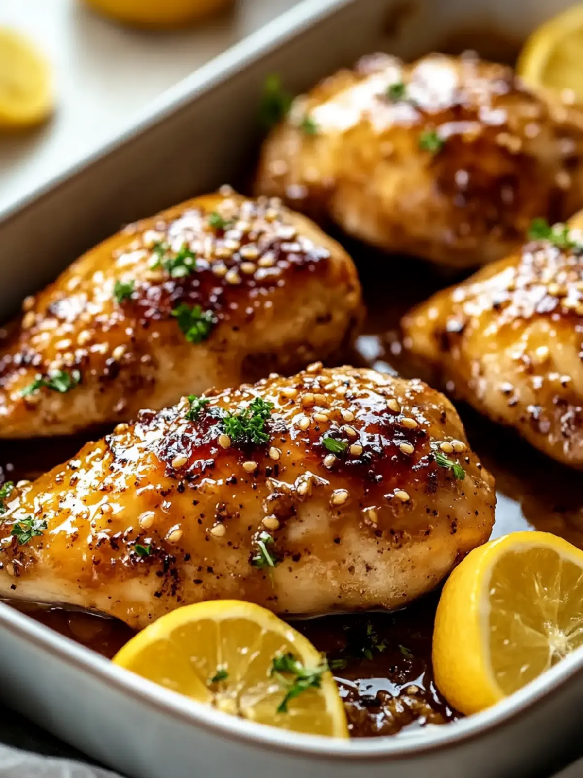 Easy Baked Honey Dijon Chicken
