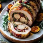 Delicious Christmas Stuffed Pork Roast
