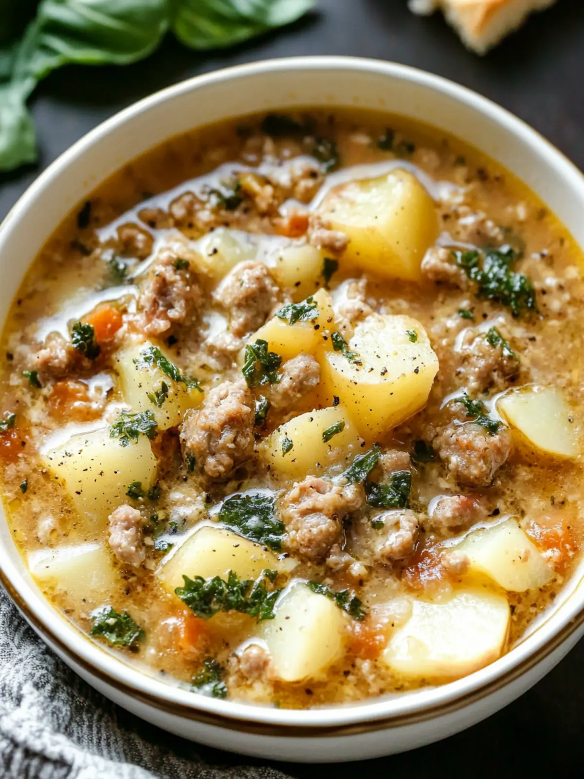 Cozy Italian Sausage and Potato Soup – Easy & Hearty!