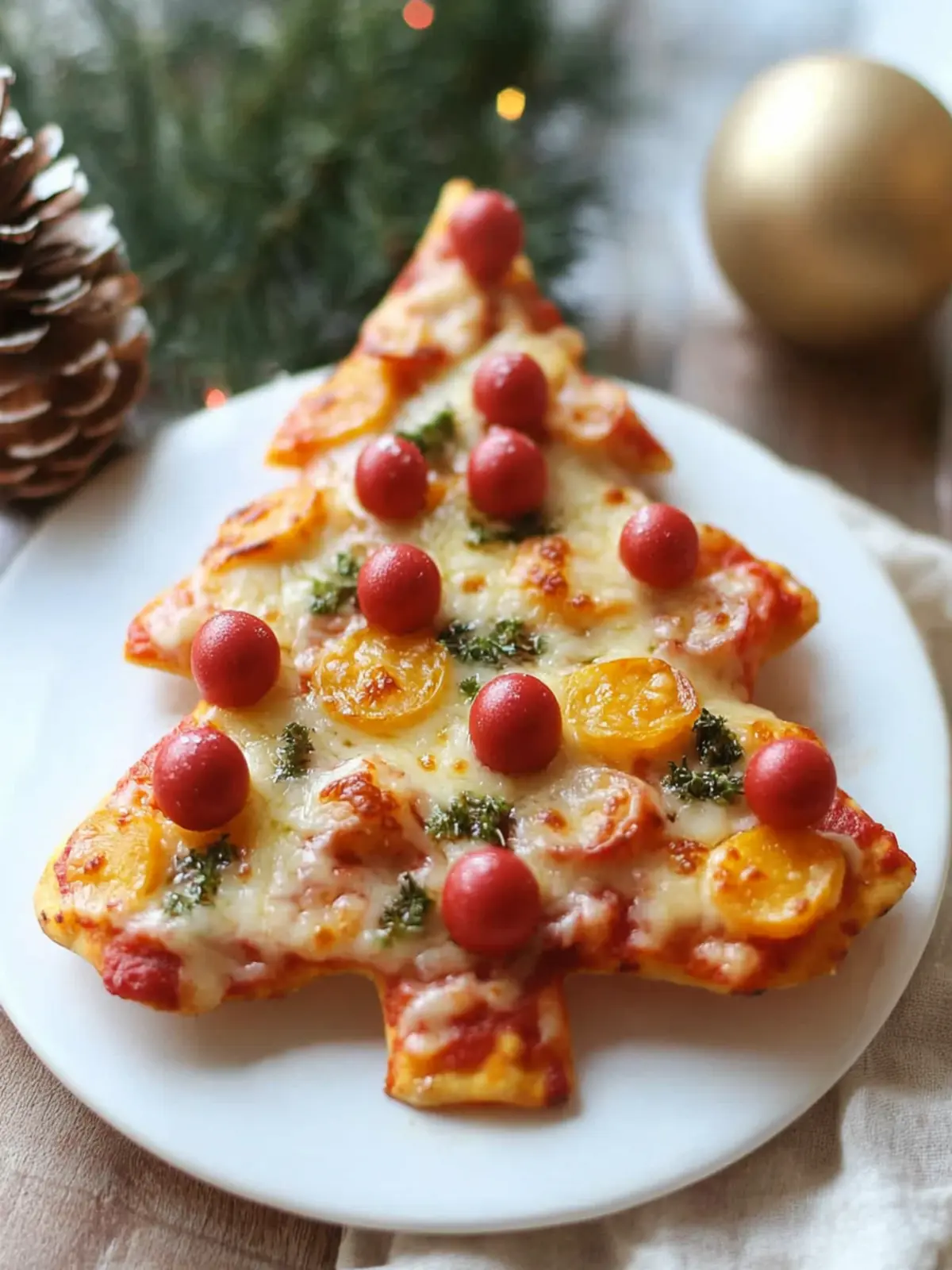 This Christmas Tree Pizza Is A Cute Christmas Dinner For Kids