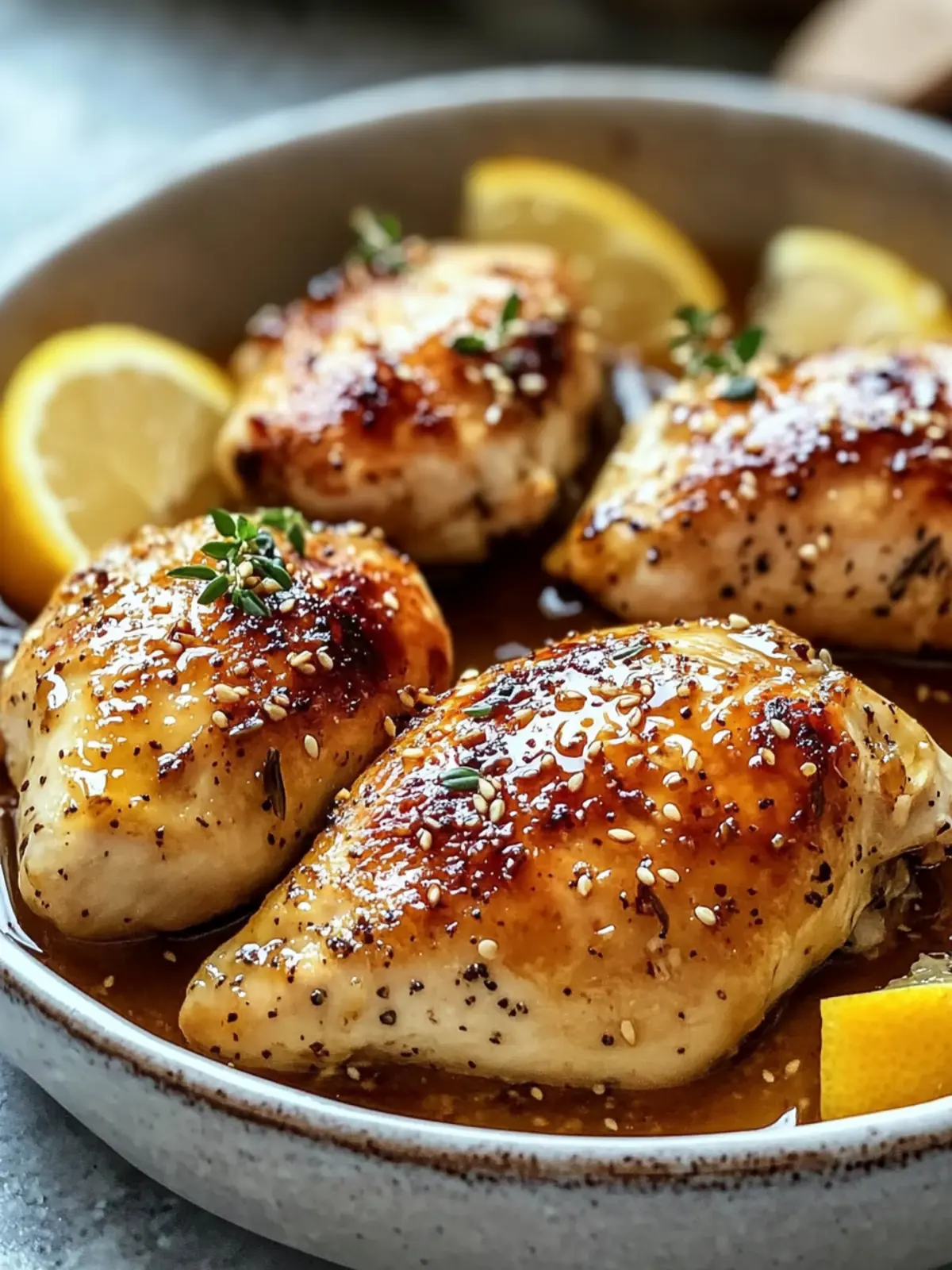 Easy Baked Honey Dijon Chicken