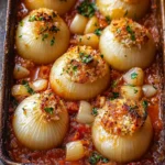 Middle Eastern Stuffed Onions