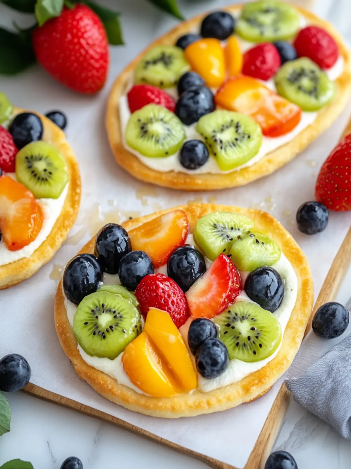 Easter Egg Fruit Pizzas