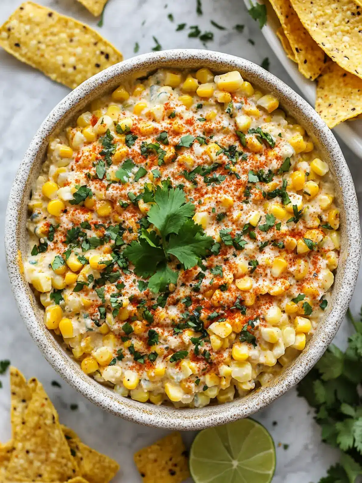 Easy Mexican Street Corn Dip