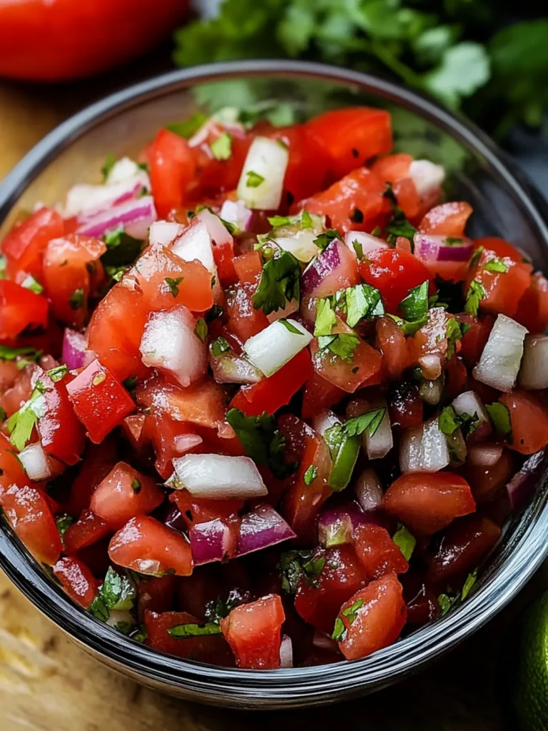 Easy Pico de Gallo Recipe