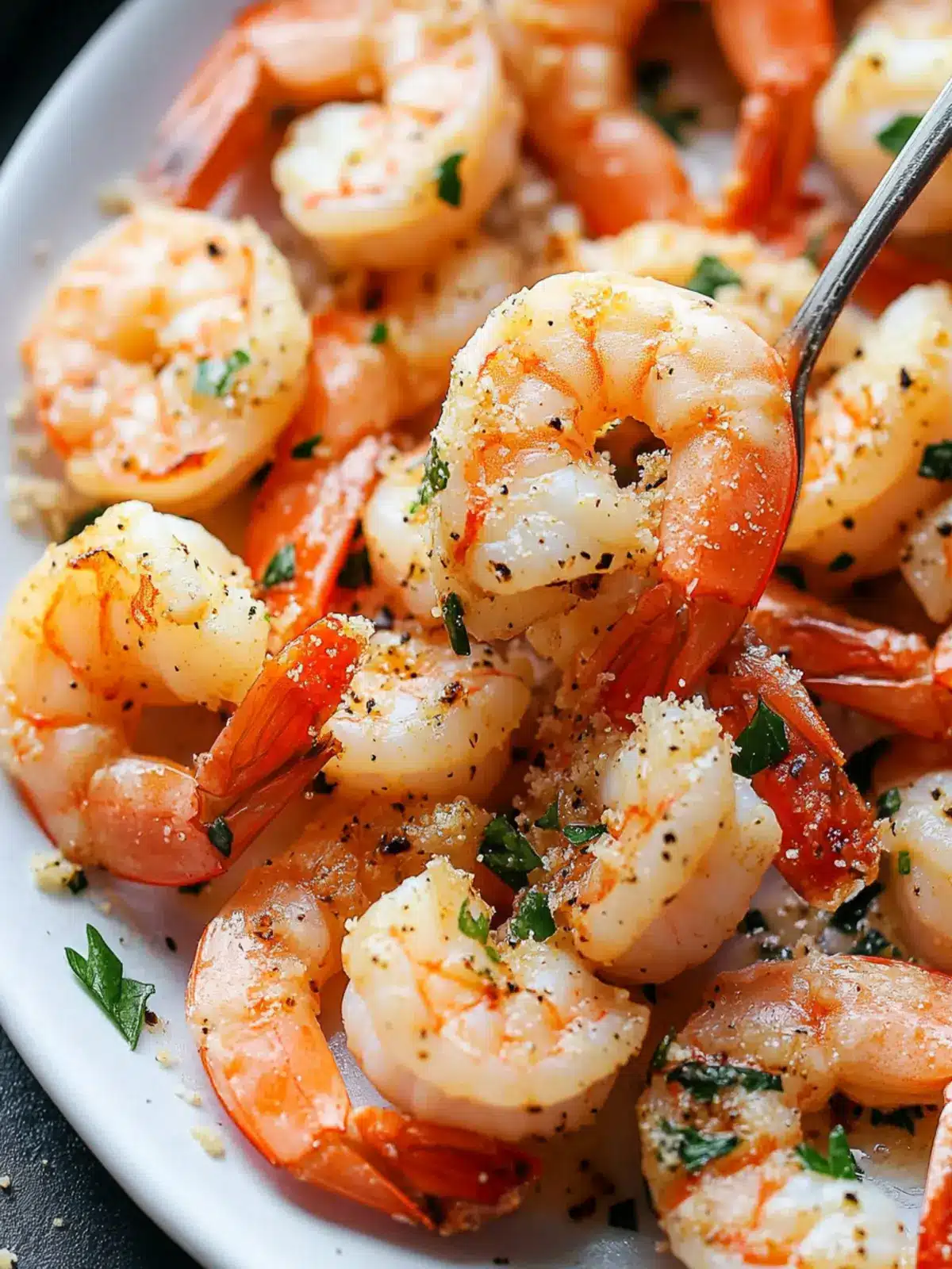 Garlic Parmesan Roasted Shrimp