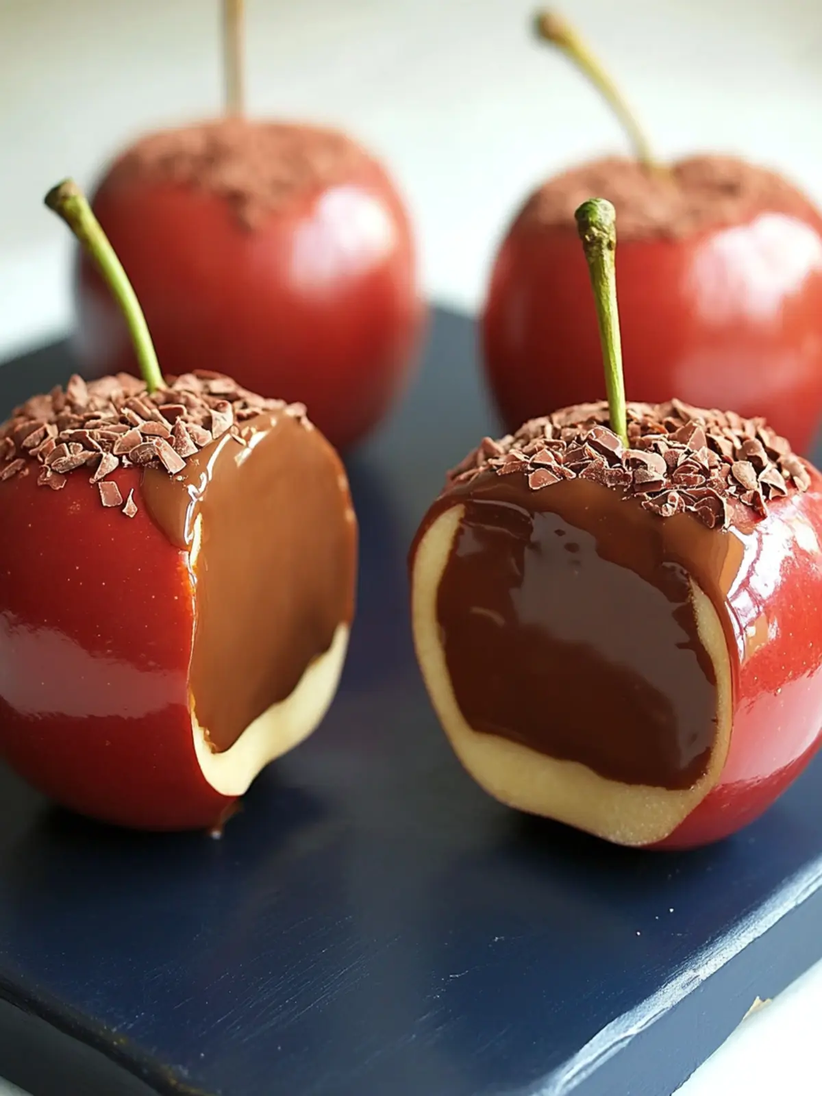Inside-Out Chocolate Caramel Apples: A Fall Delight to Share 4 Inside-Out Chocolate Caramel Apples