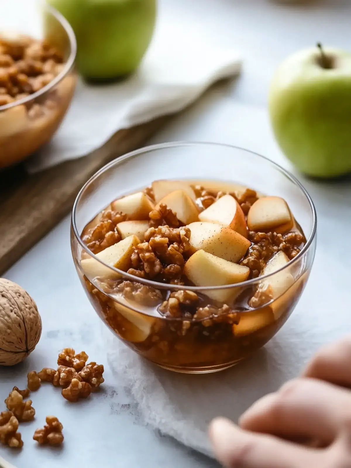 Apple Walnut Wine Charoset for Passover