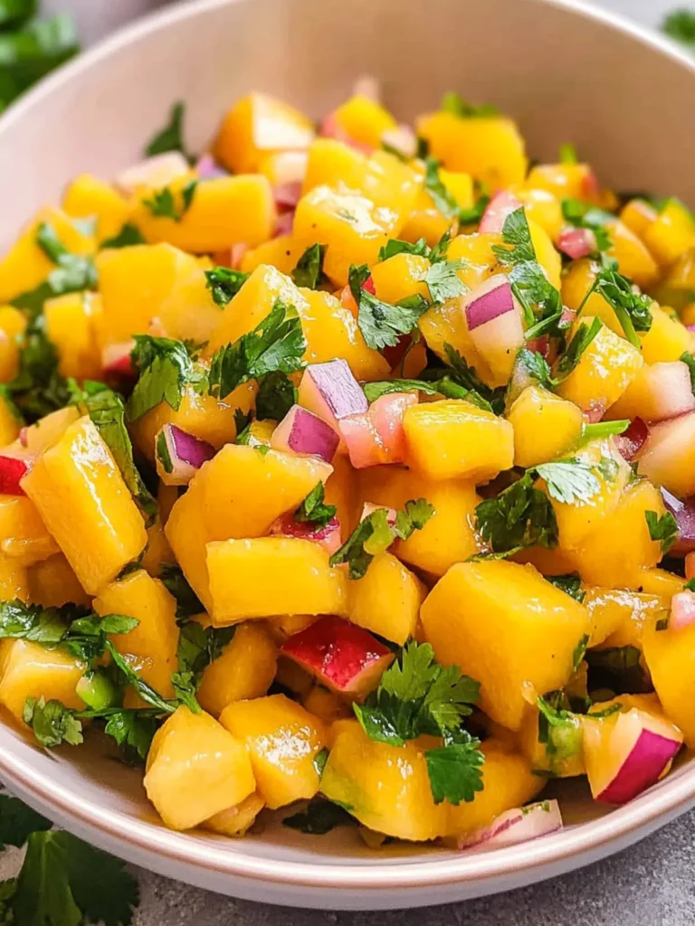 Easy Mango Salsa Recipe