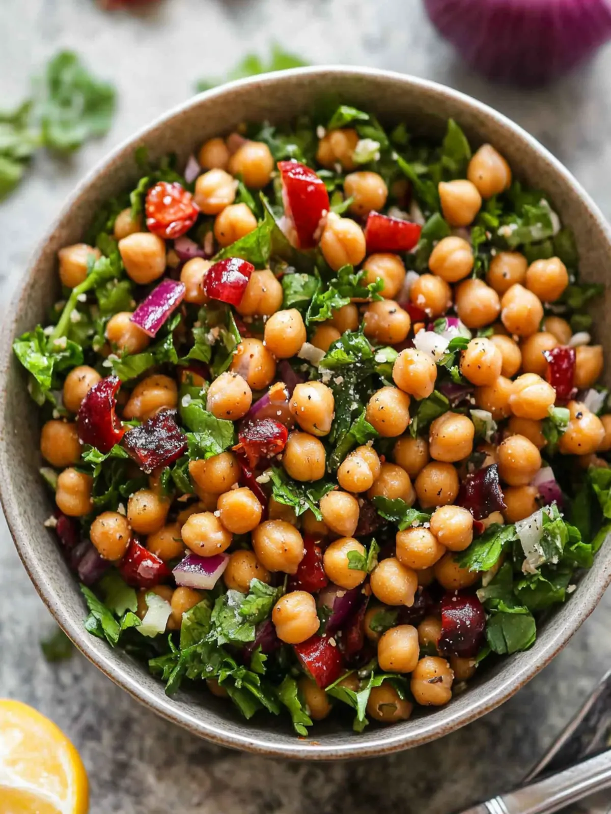 Roasted Chickpea Fall Salad