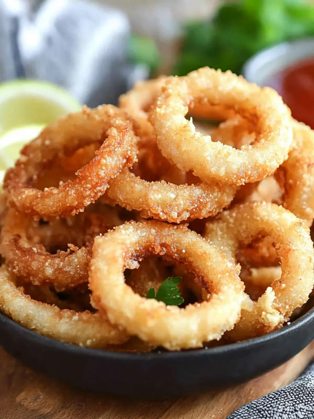 Restaurant-Style Crispy Calamari Rings with Just a Few Ingredients