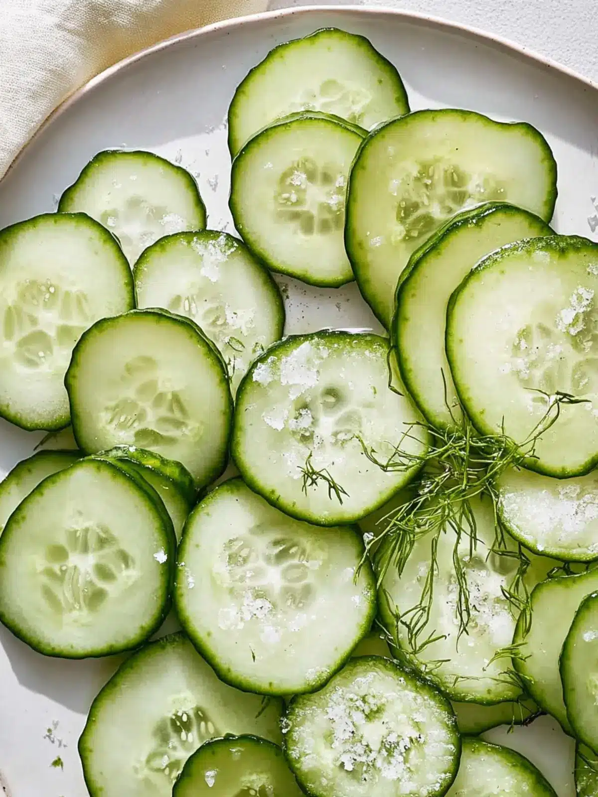 Salt and Vinegar Cucumbers