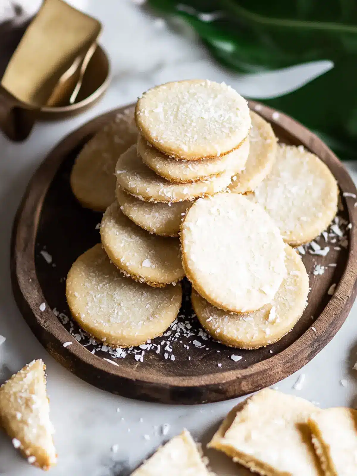 Crispy Coconut Shortbread Cookies You Need to Make Today 3 Coconut Shortbread Cookies