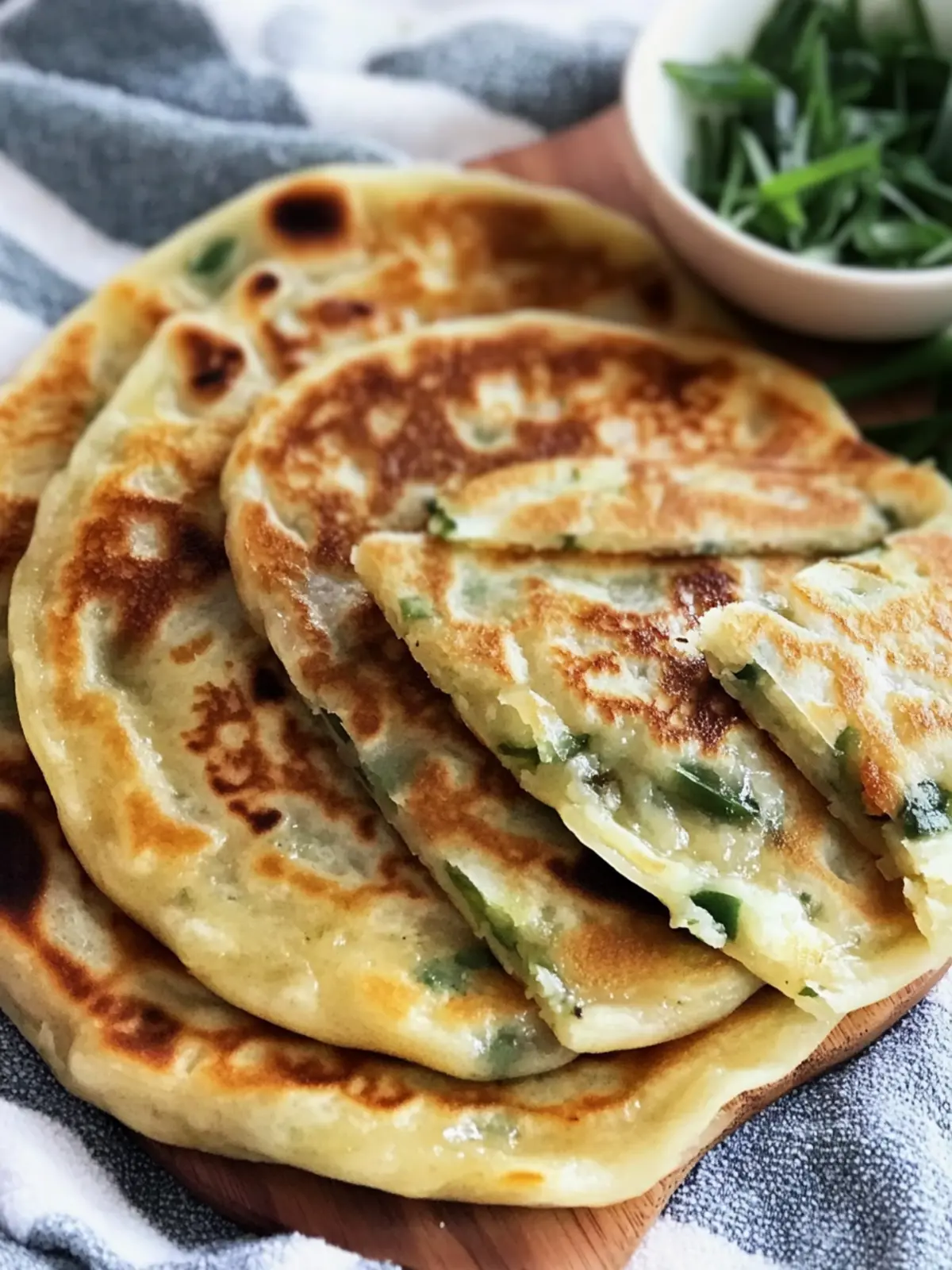 Authentic Chinese Scallion Pancake (Cong You Bing) Recipe