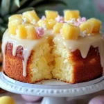 Delicious Easter Pineapple Heaven Cake