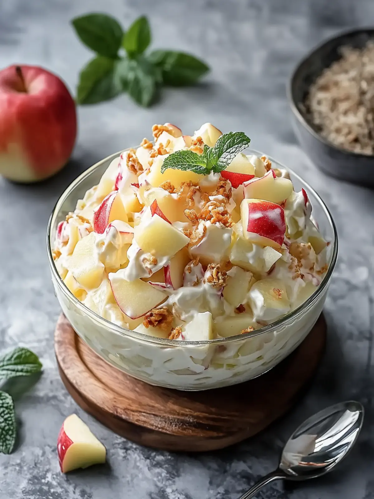 Taffy Apple Salad – Creamy Crunchy Bliss in Every Bite