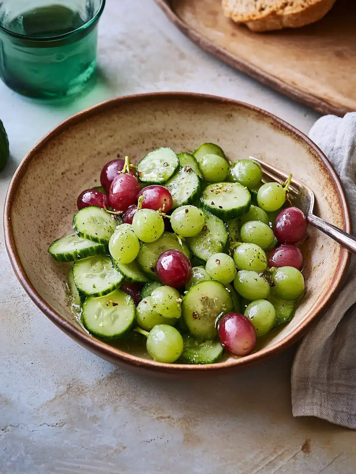 Refreshing Dilled California Grape and Cucumber Salad Bliss 4 Dilled California Grape and Cucumber Salad