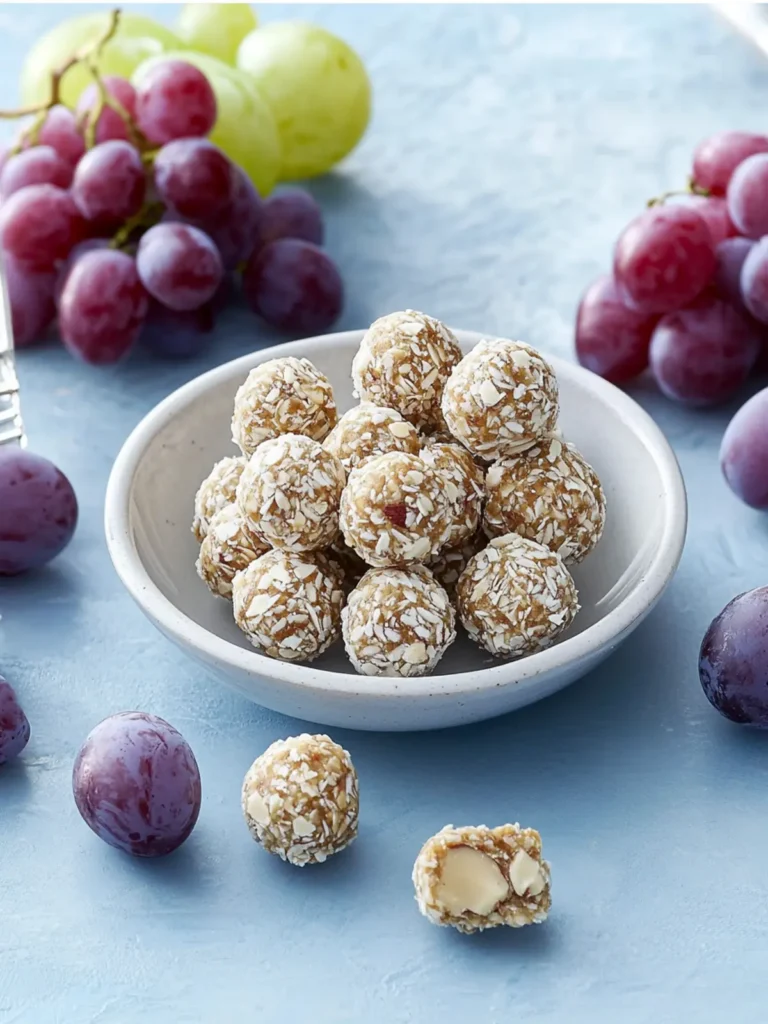 Grape Almond Bliss Balls