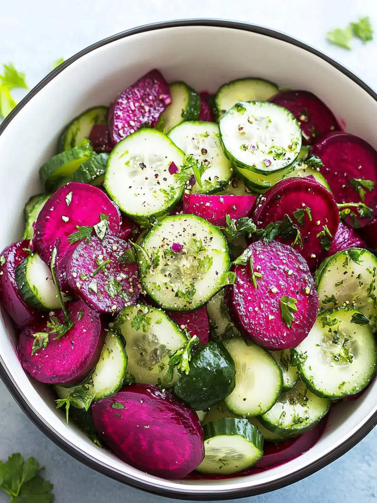 Cucumber Beet Salad