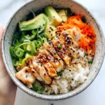 Sesame Ginger Rice Bowl with Mackerel