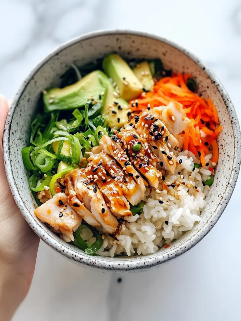 Sesame Ginger Rice Bowl with Mackerel