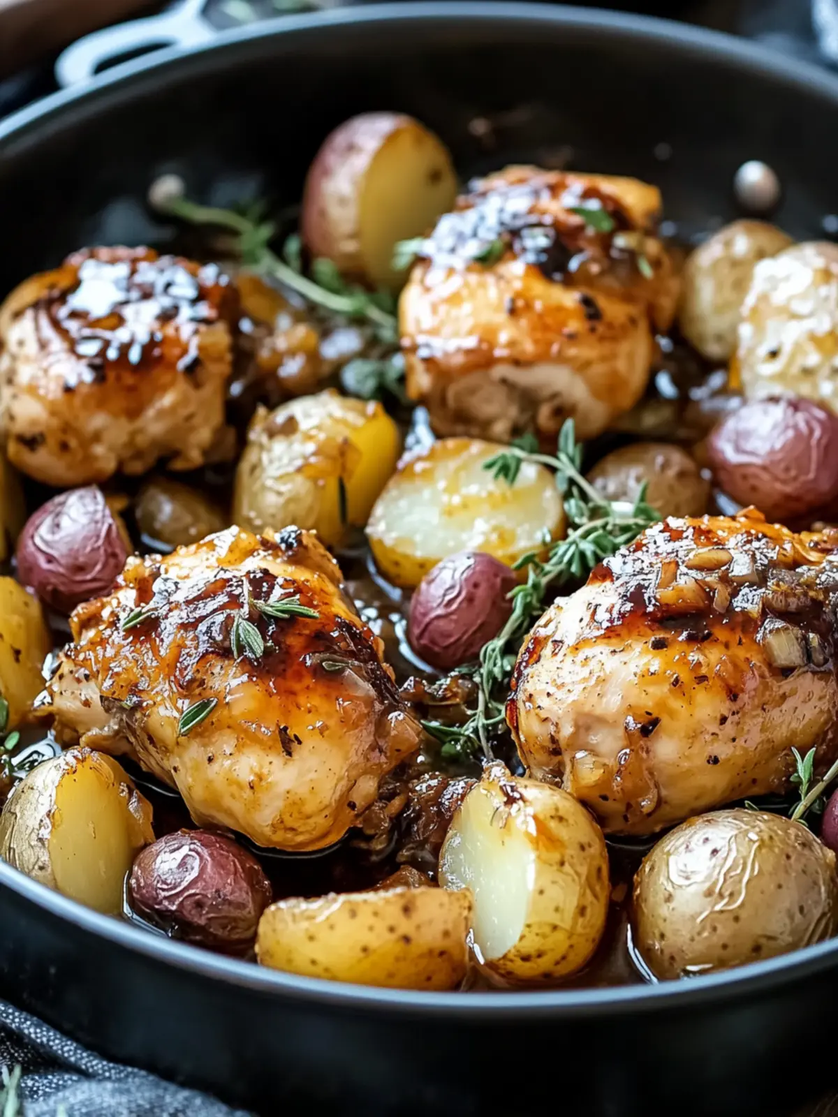 Savor One-Pan Honey Mustard Chicken and Potatoes for Easy Comfort 4 Savor One-Pan Honey Mustard Chicken and Potatoes Tonight!