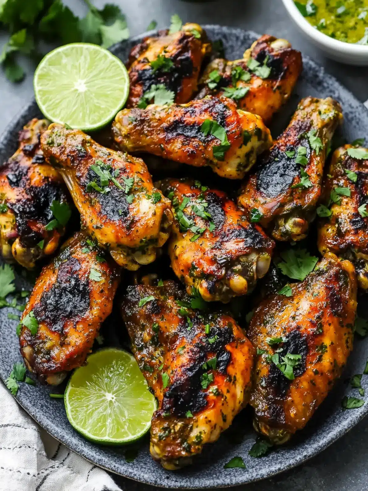 Easy Cilantro Lime Chicken Wings