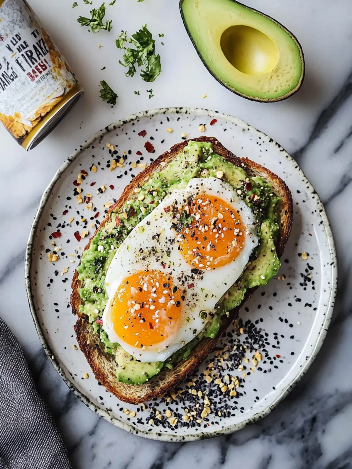 Everything but the Bagel Avocado Toast