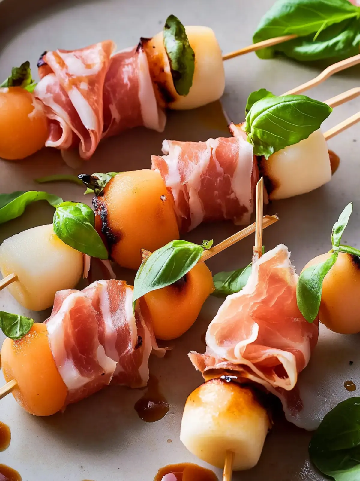 Melon Prosciutto Skewers