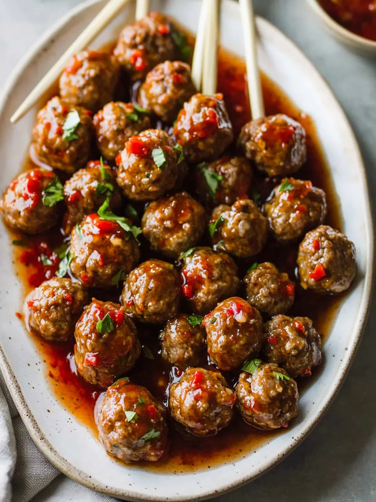 Slow Cooker Red Pepper Jelly Cocktail Meatballs