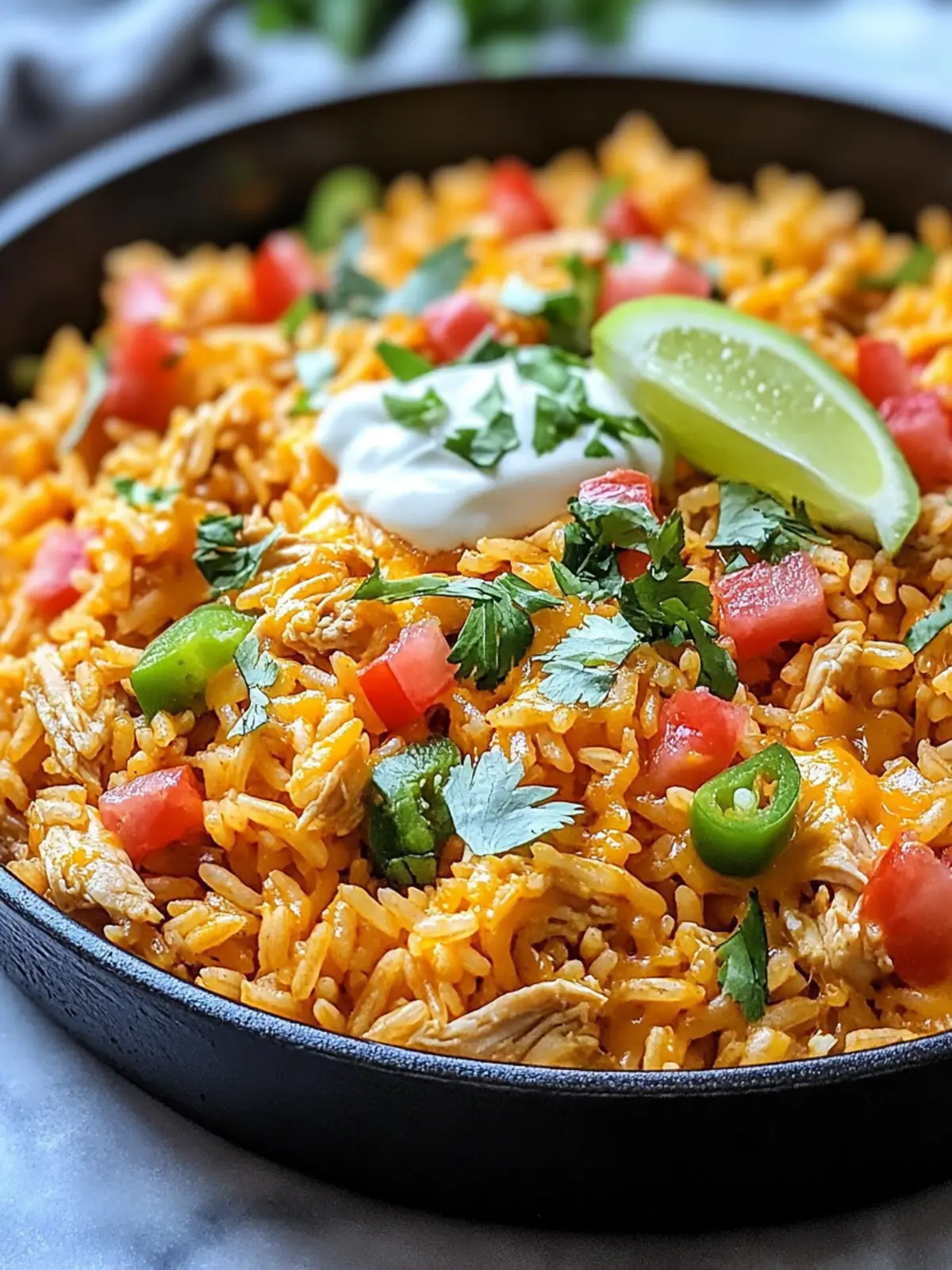 Savory Cheesy Chicken Taco Rice in Just 30 Minutes Flat 5 Savory Cheesy Chicken Taco Rice in Just 30 Minutes!