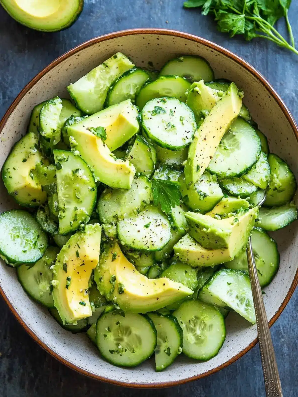 Avocado Cucumber Salad Recipe