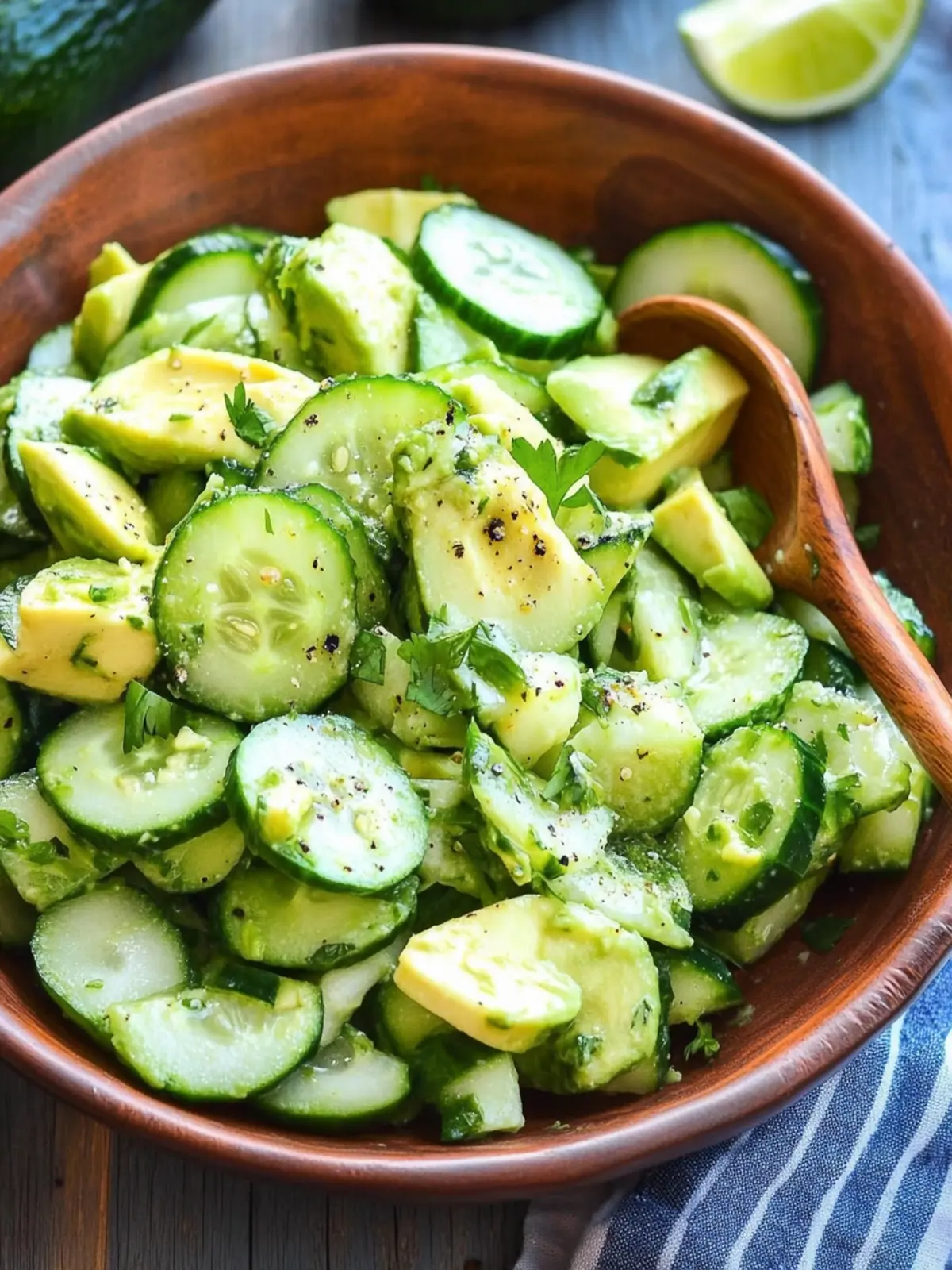 Avocado Cucumber Salad Recipe