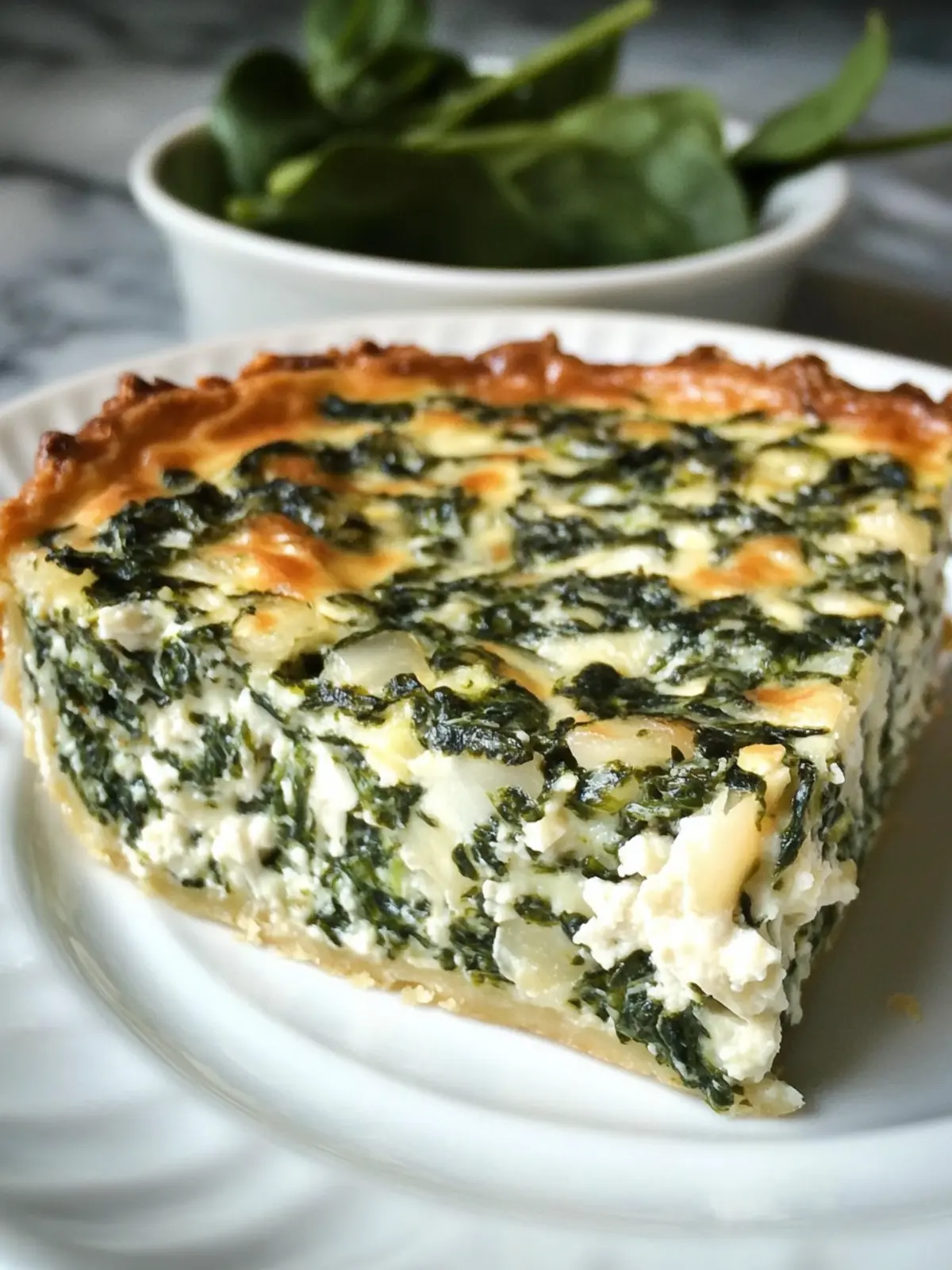 Spinach Matzah Quiche for Passover