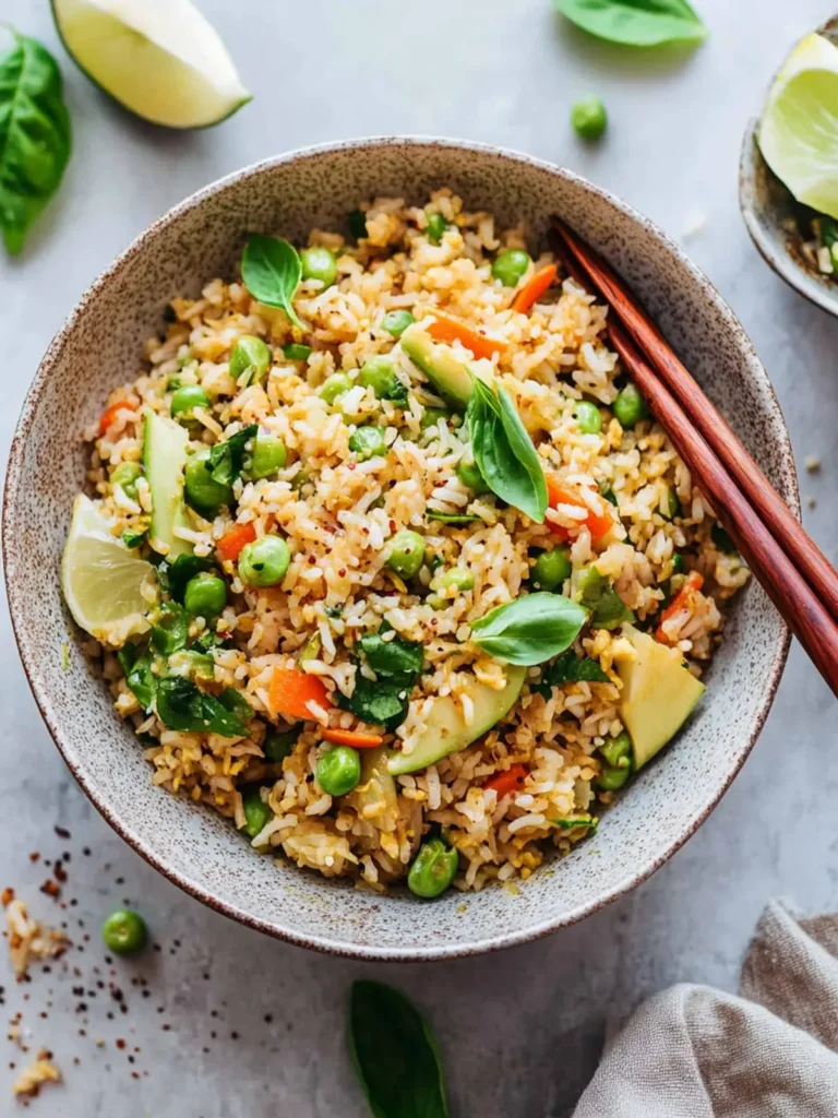 Quick Green Curry Fried Rice