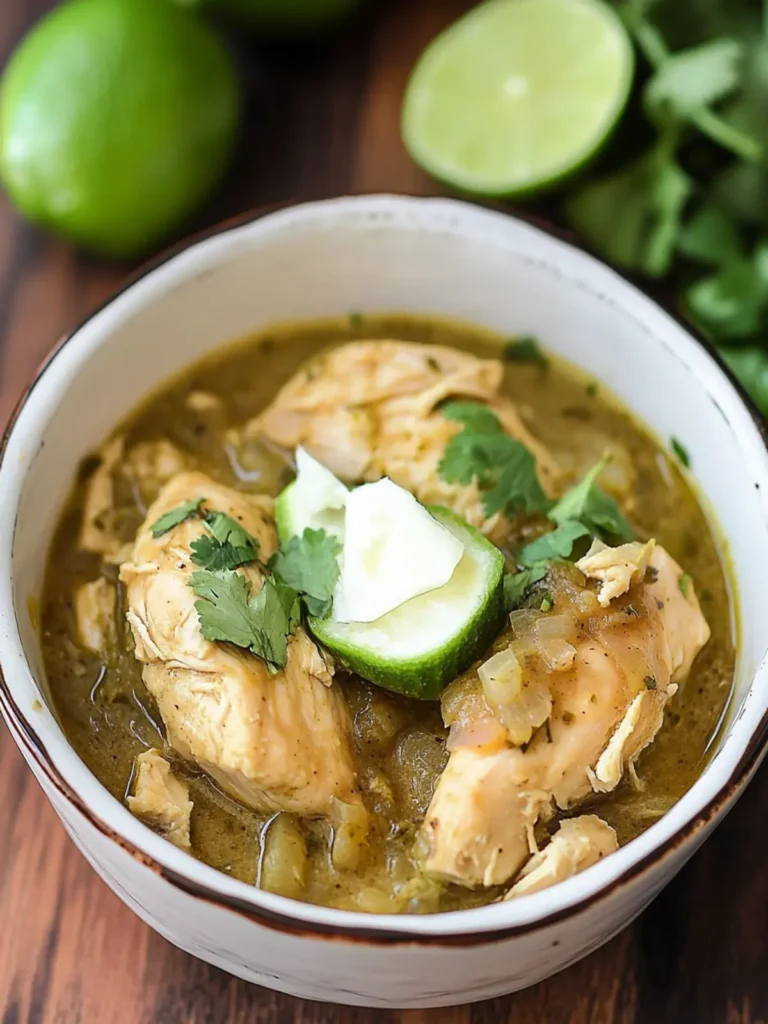 Green Chili Chicken Crockpot Recipe