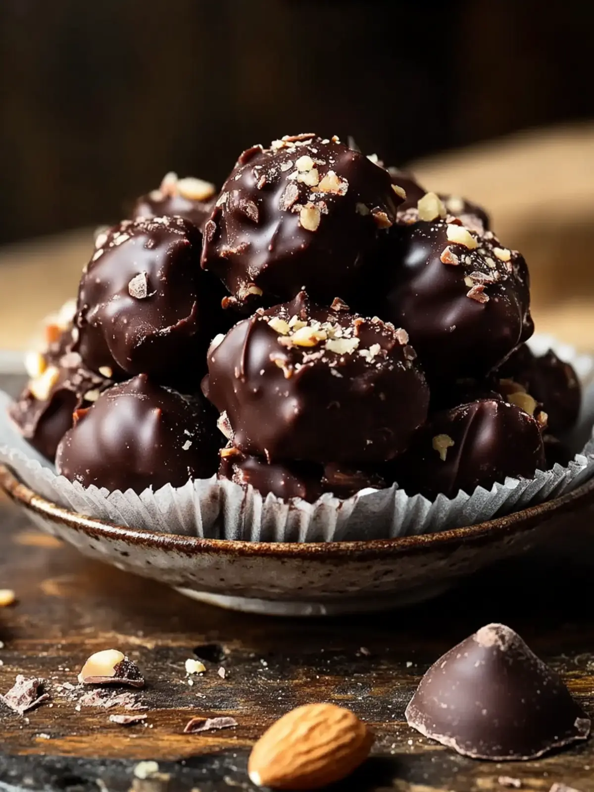 Dark Chocolate Nut Clusters