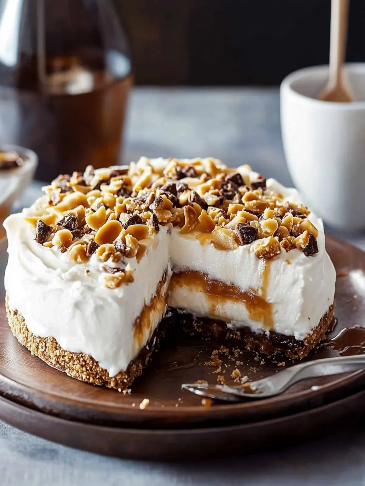 Frozen Samoa Pie: A Sweet No-Bake Dessert Dream Come True 2 Frozen Samoa Pie