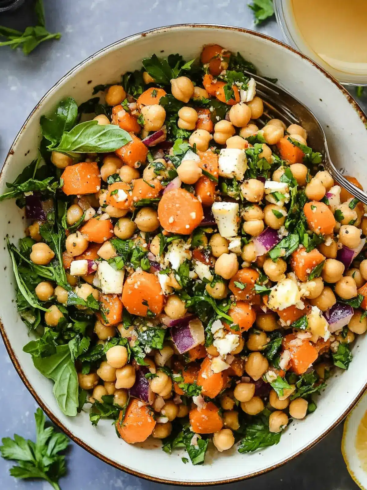 Moroccan Chickpea Carrot Salad