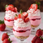 Delicious Strawberry Mousse Parfaits Recipe