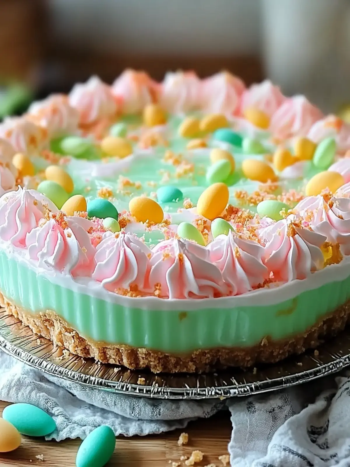 Easter No Bake Jello Pie