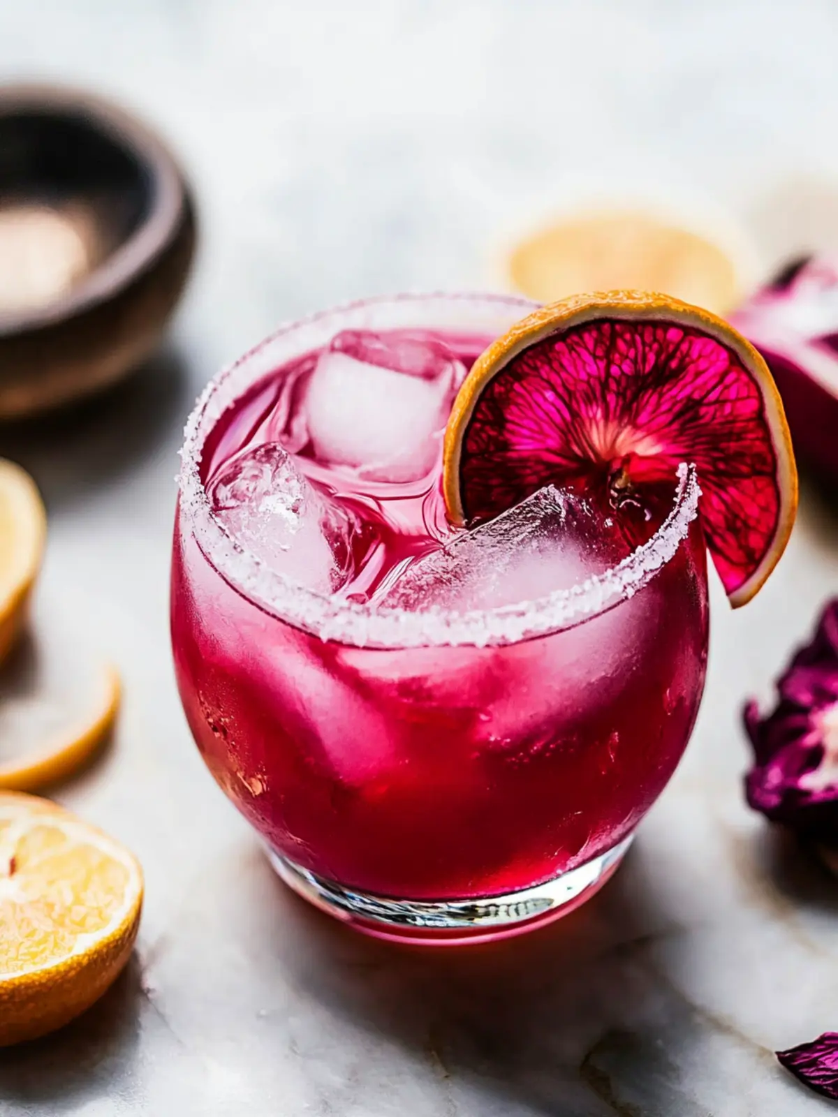 Hibiscus Margarita (Easy 5-Ingredient Recipe)