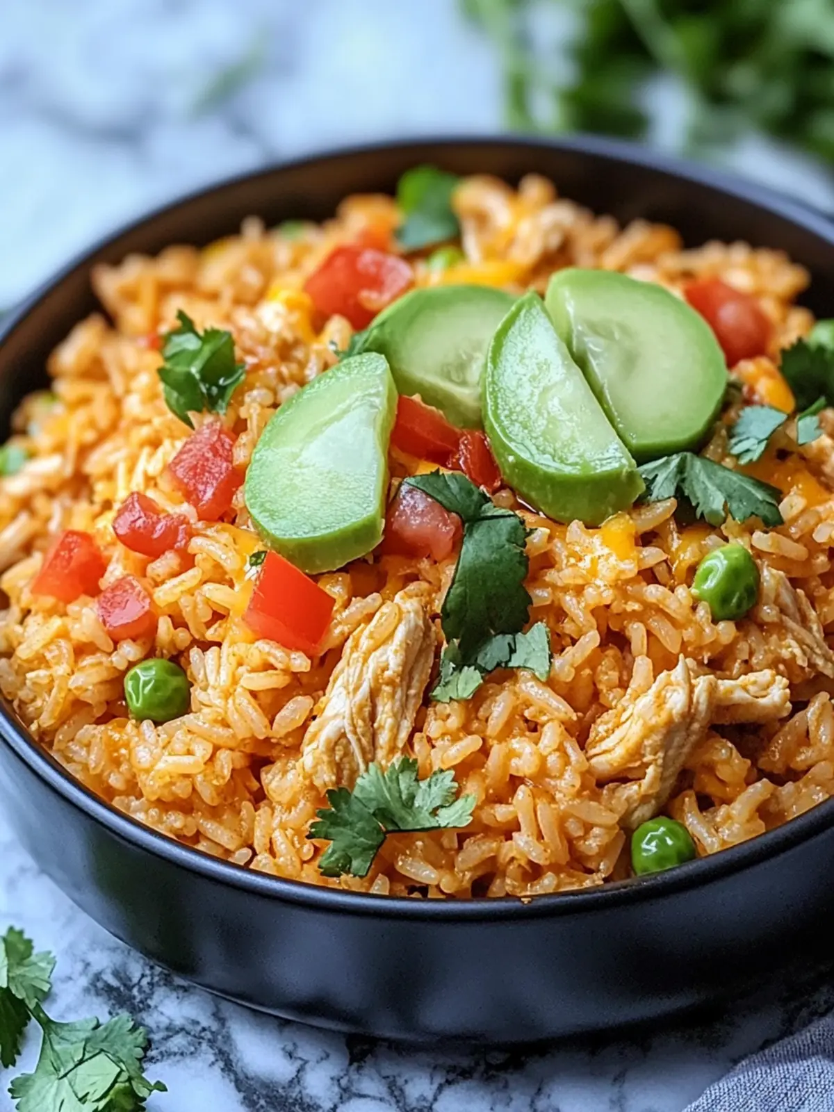 Savory Cheesy Chicken Taco Rice in Just 30 Minutes Flat 4 Savory Cheesy Chicken Taco Rice in Just 30 Minutes!