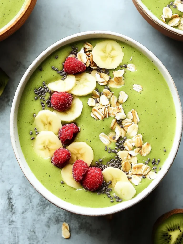 Matcha Green Smoothie Bowl