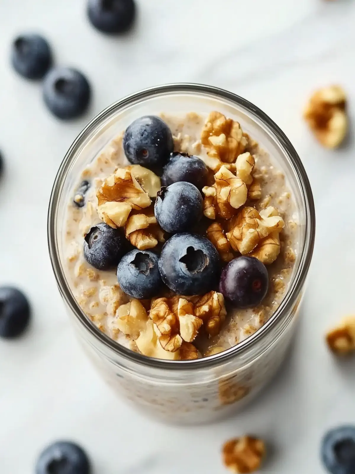 Recipe: Blueberry Walnut Overnight Oats