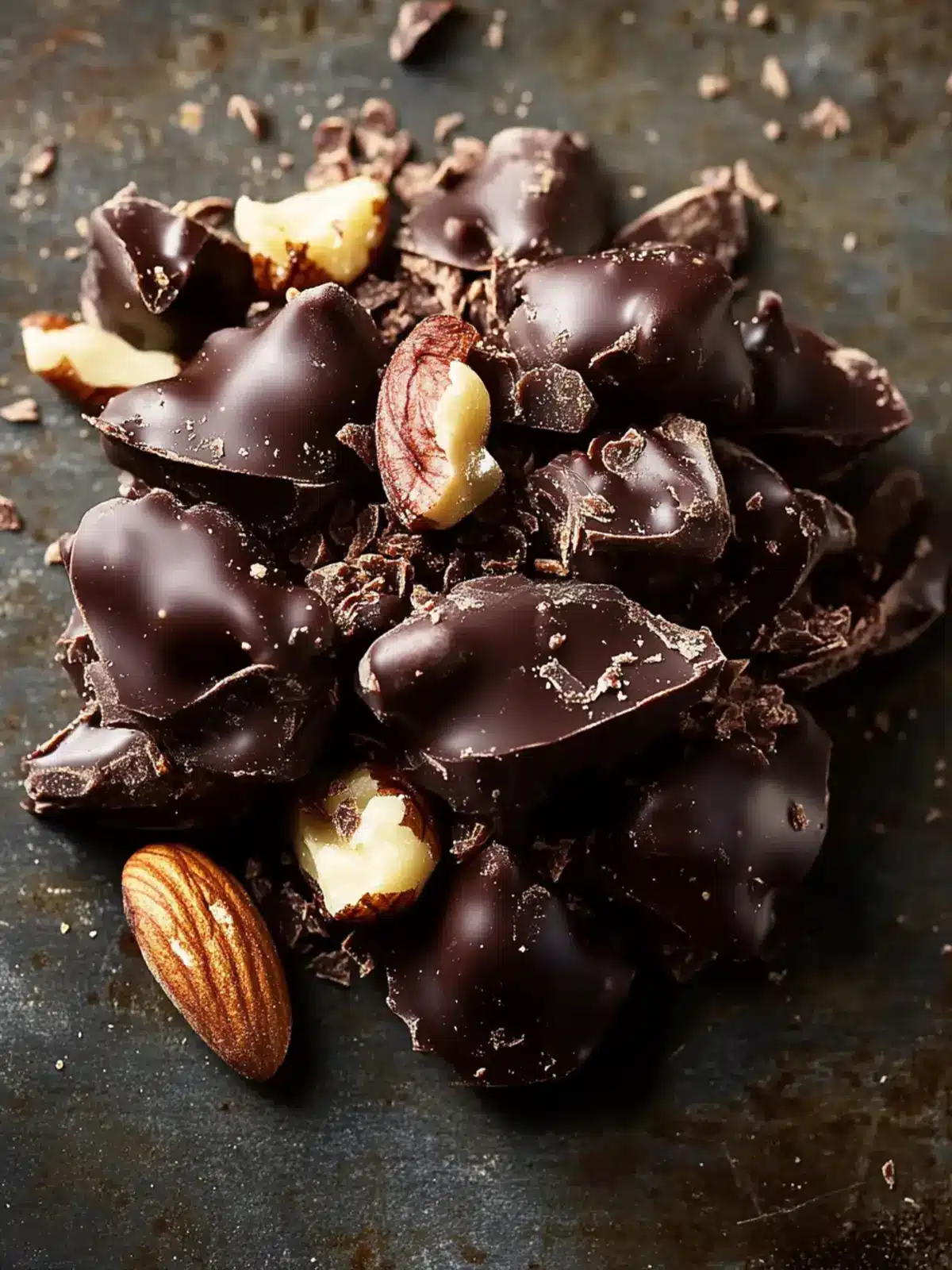 Dark Chocolate Nut Clusters